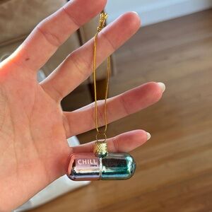 Chill pill ornament